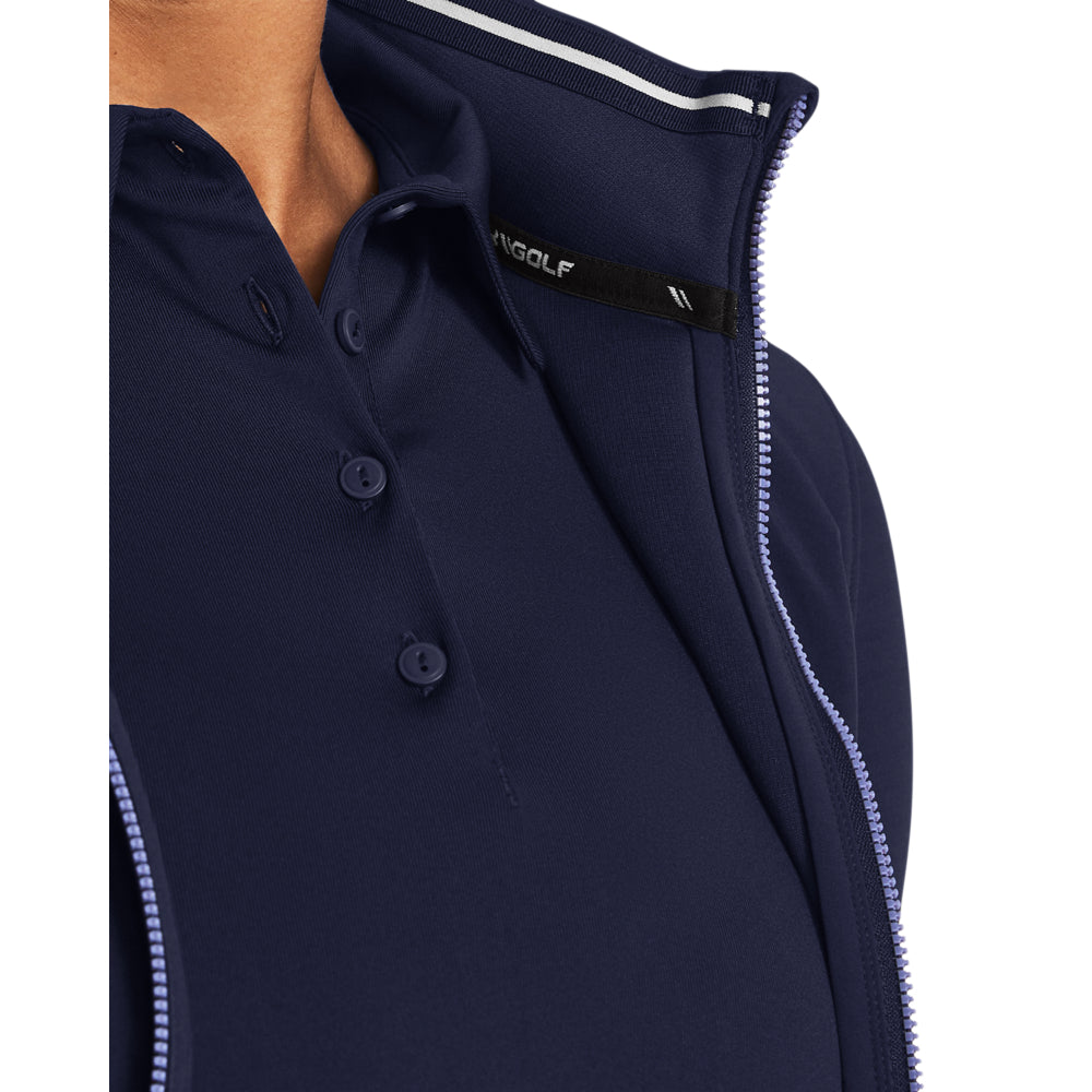 Under Armour Women's Storm Daytona Golf Full Zip - Midnight Navy / Metallic Silver