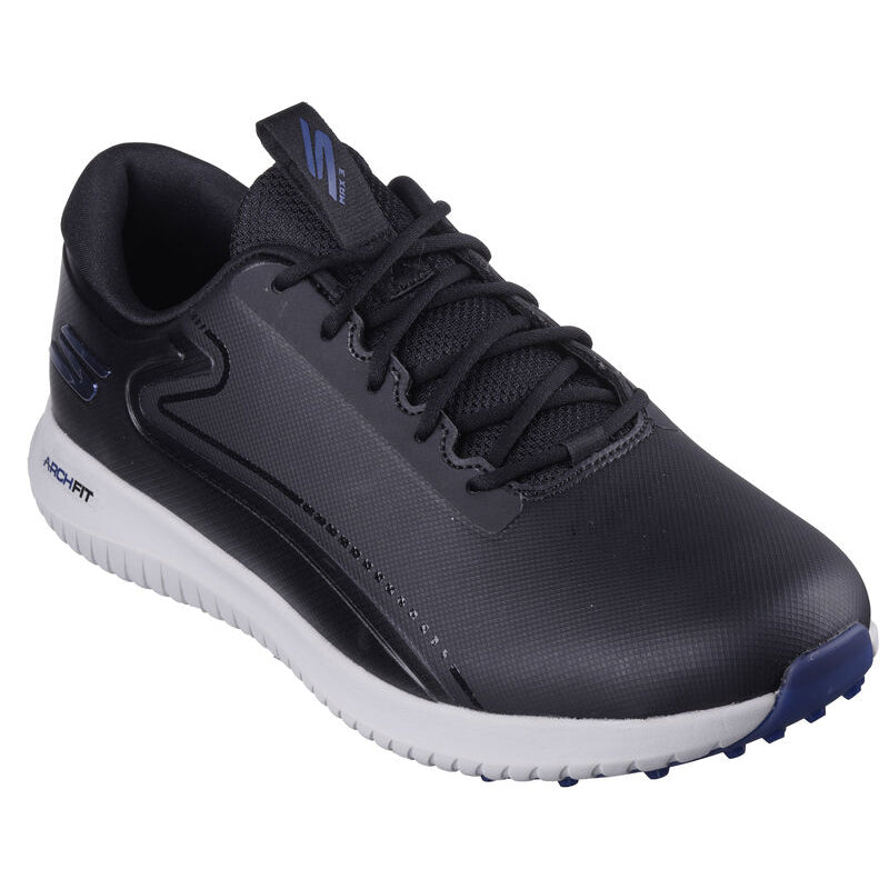 Skechers Go Golf Max 3 Spikeless breda golfskor - Svart/ grått