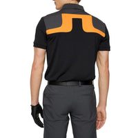 J.Lindeberg Jeff Reg Fit Golf Polo Shirt - Asphalt