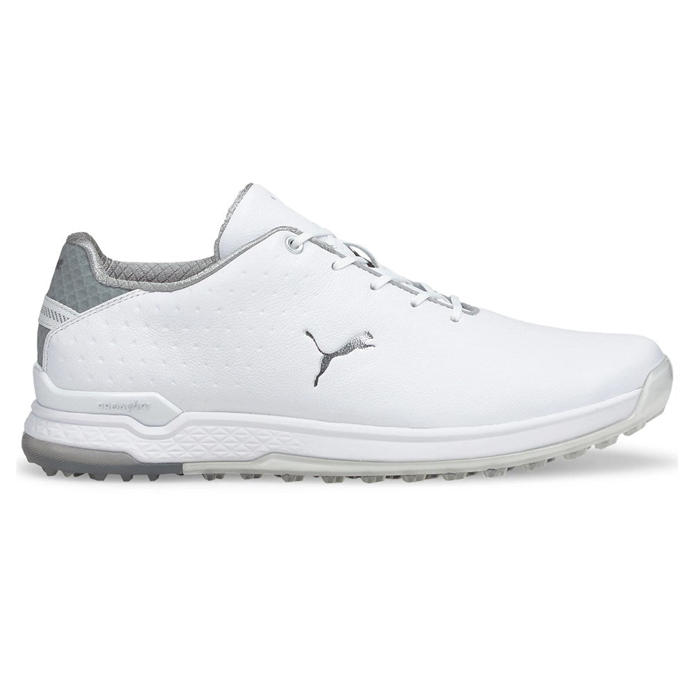 Puma Proadapt AlphaCat Leather Golf Shoes - Puma White/Puma Silver