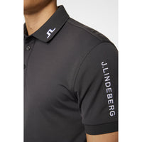 J.Lindeberg Tour Tech Reg Fit Golf Polo Shirt - Asphalt