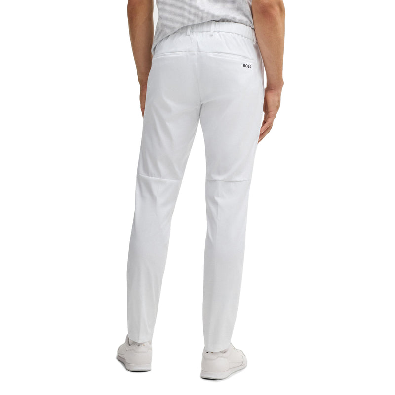 BOSS Phoenix Regular Fit Golf Pants - White