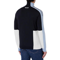 BOSS Zolkar Colour Block 1/4 Zip Pullover - Navy