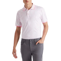 G/Fore Blossom Rib Collar Tech Golf Shirt - Blush