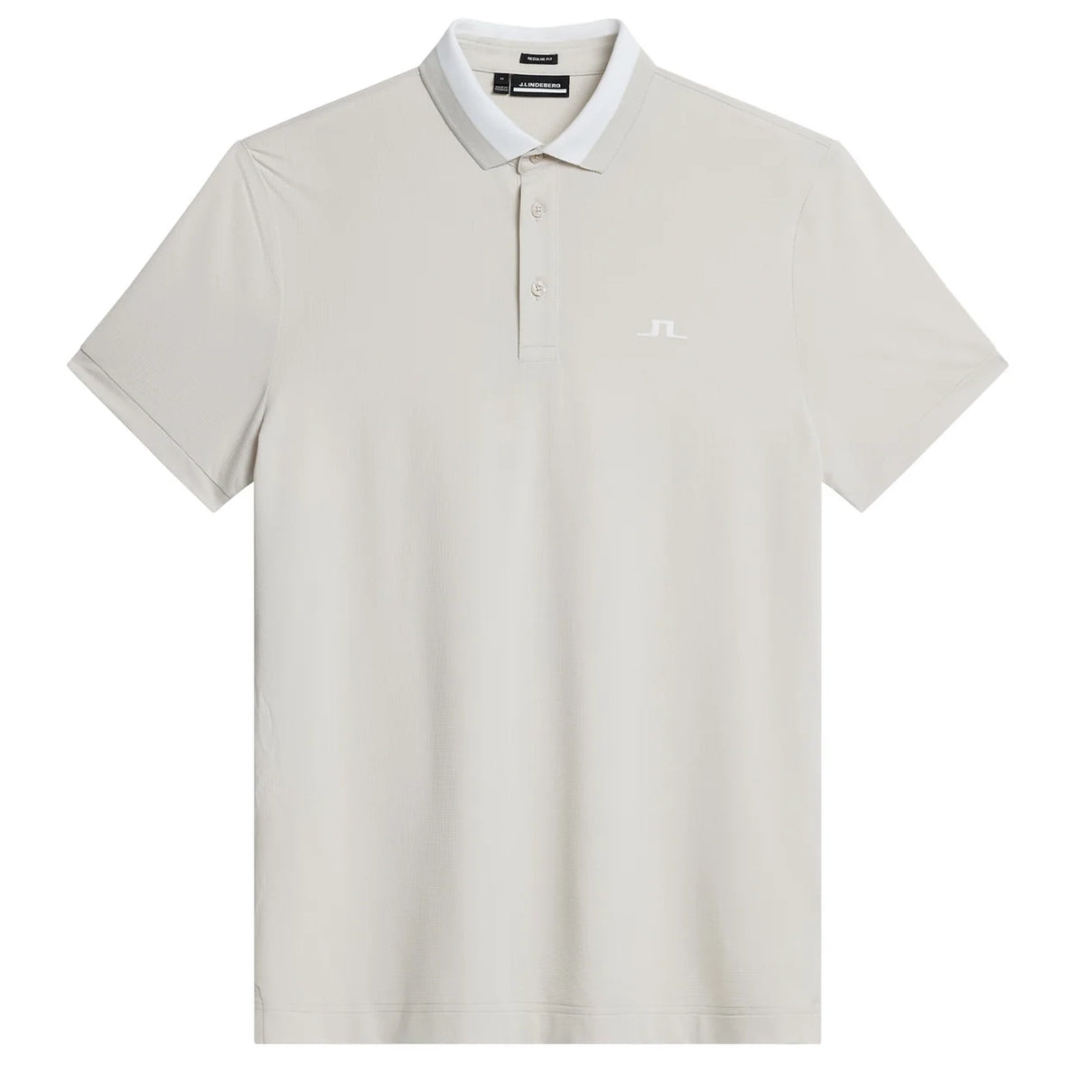 J.Lindeberg Benji Regular Fit Polo Golf Shirt - Moonbeam