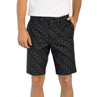 J.Lindeberg Eloy Print Golf Shorts - Bias Bridge Black