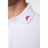 J.Lindeberg Heath Regular Fit Golf Polo Shirt - White