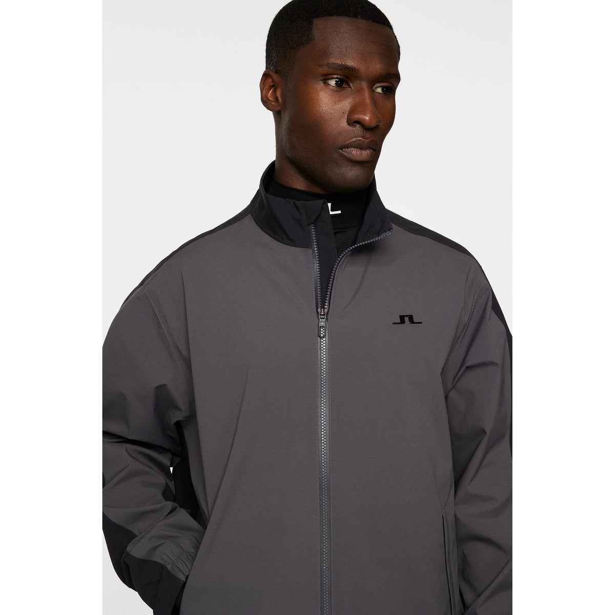 J.Lindeberg Theo Rain Golf Jacket - Black