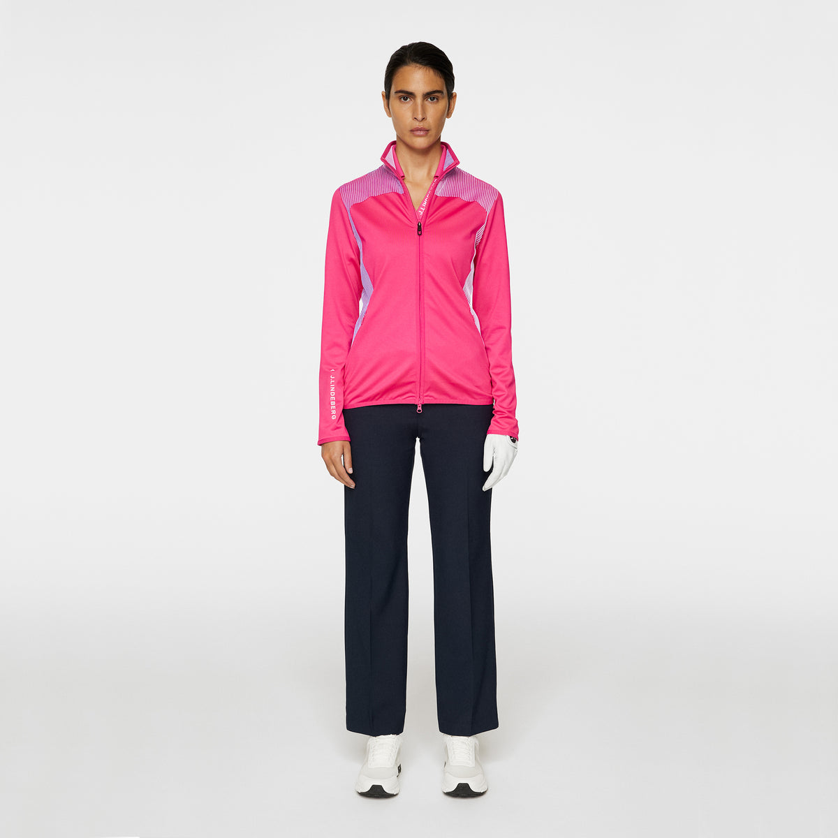 J.Lindeberg Women's Thelma Thermolite Golf Mid-Layer - Pink Peacock