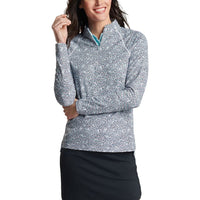 Peter Millar Women's Spot On Raglan-Sleeve Perth Golf Mid-Layer - Graphite