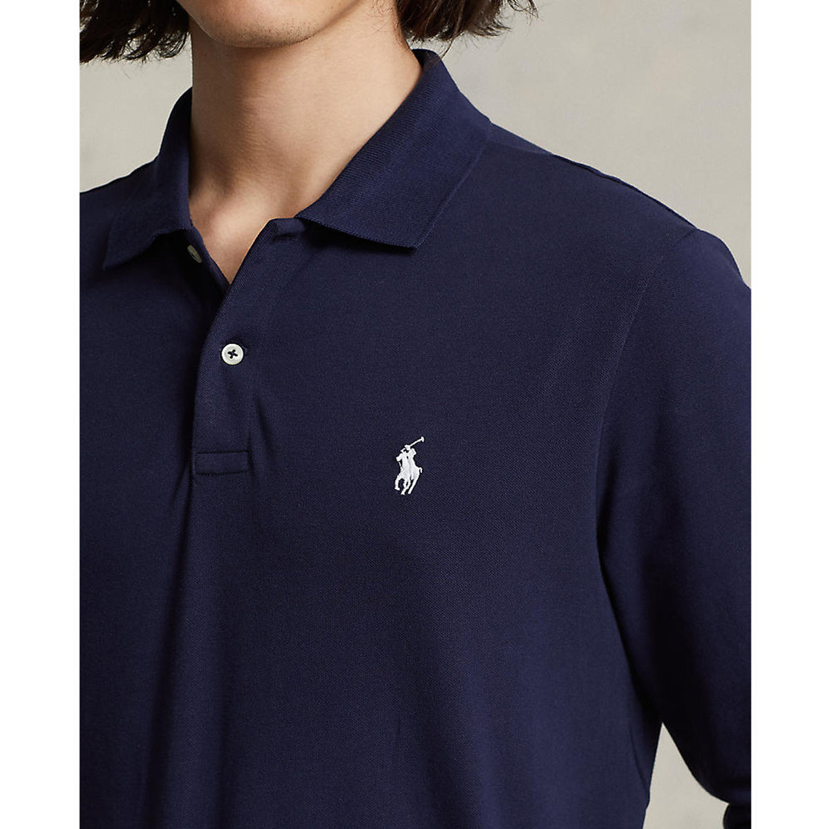 Polo Performance Ralph Lauren Performance Long Sleeve Polo Shirt - French Navy