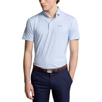 RLX Ralph Lauren Printed Lightweight Airflow Performance Polo - Office Blue Tee Time