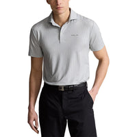 RLX Ralph Lauren Printed Lightweight Airflow Performance Polo - Peak Grey Fairway Houndstooth