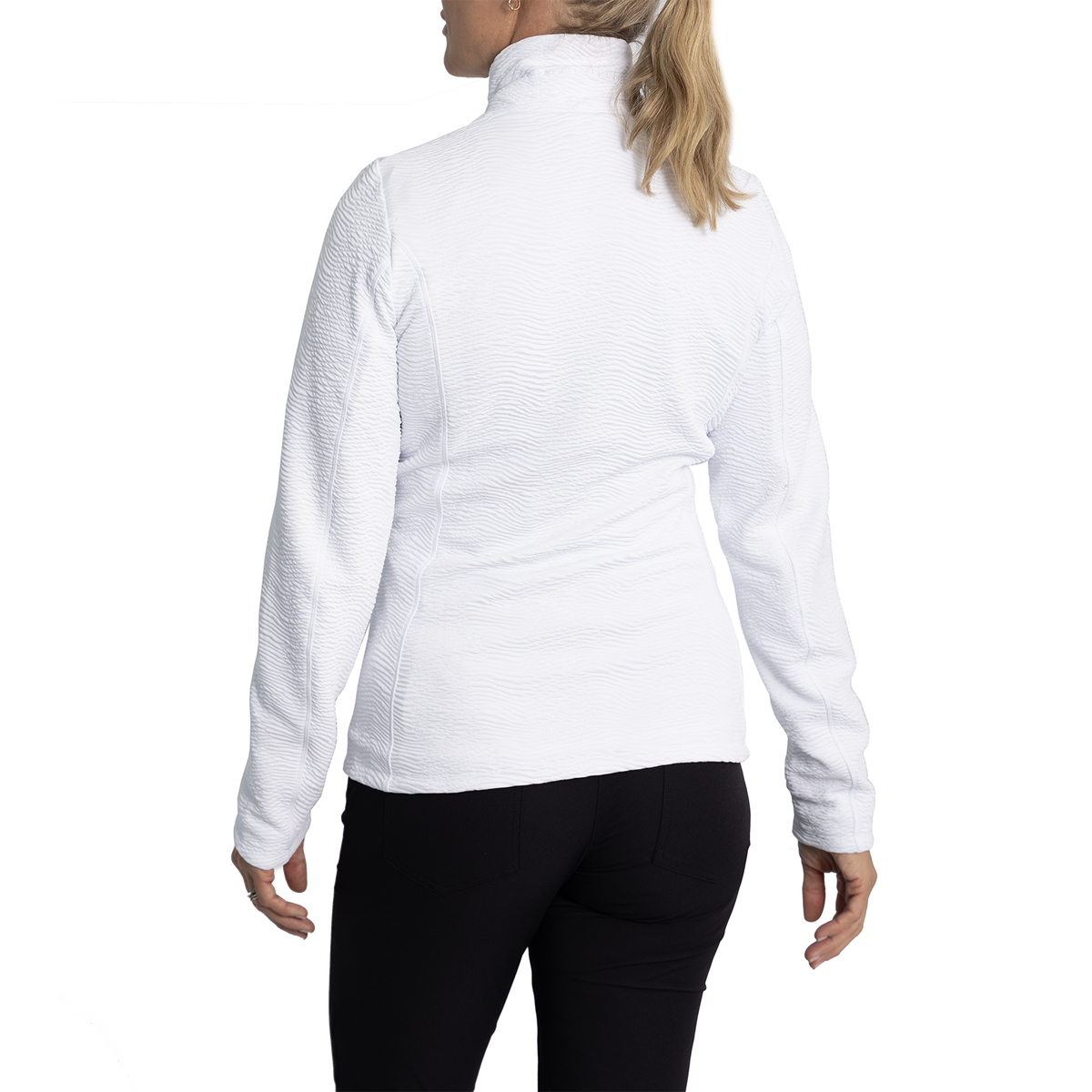 Rohnisch Women's Logan Wind Golf Cardigan - White