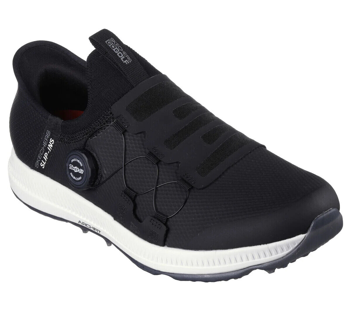 Skechers Go Golf Elite Vortex slip -ins skor - svart/ grå