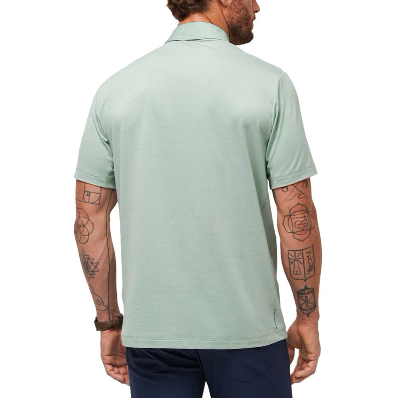 Travis Mathew Heater Golf Polo Shirt - Jadeite