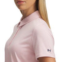 Under Armour Women's Playoff Golf Polo Shirt - Prime Pink