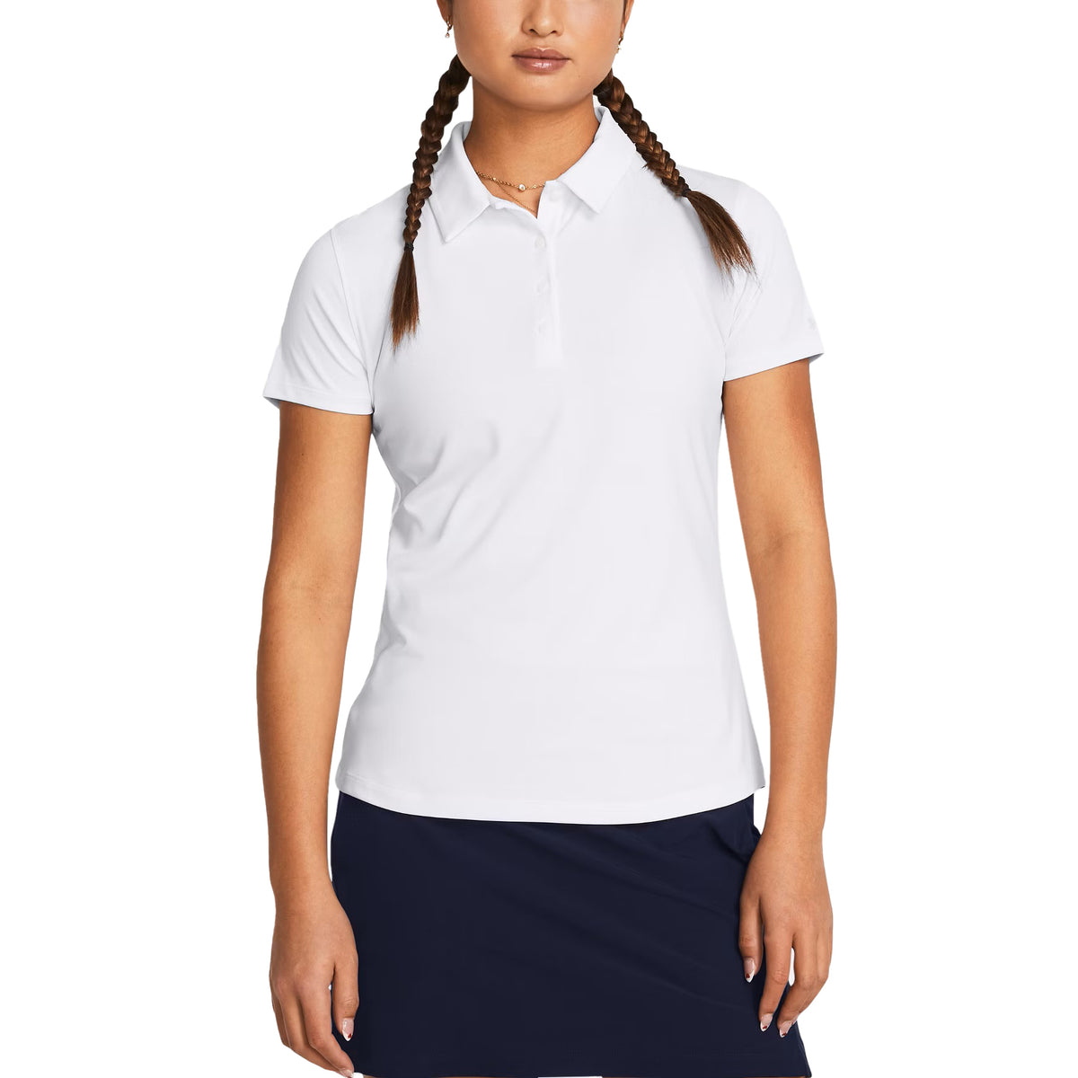 Under Armour Women's Playoff Golf Polo Shirt - White