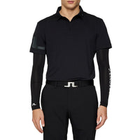 J.Lindeberg Heath Regular Fit Golf Polo Shirt - Black