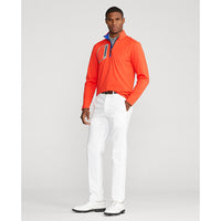 RLX Ralph Lauren Driver Luxury Half Zip Pullover - Tomato/Heritage Royal