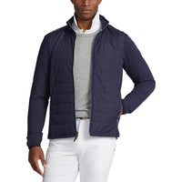 RLX Ralph Lauren Cool Wool Full Zip Golf Jacket - Refined Navy