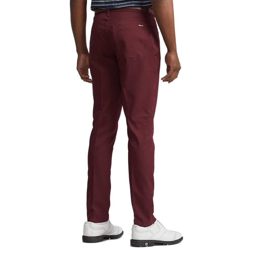 RLX Ralph Lauren Athletic Fit 5 Pocket Golf Pants - Harvard Wine