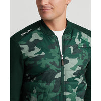 RLX Ralph Lauren Cool Wool Full Zip Jacket - Hunt Club Green Camo