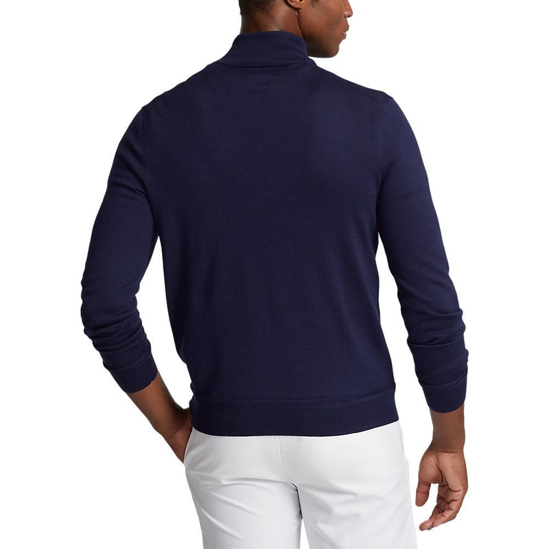 Polo Performance Ralph Lauren 1/4 Zip Coolmax Knit - French Navy