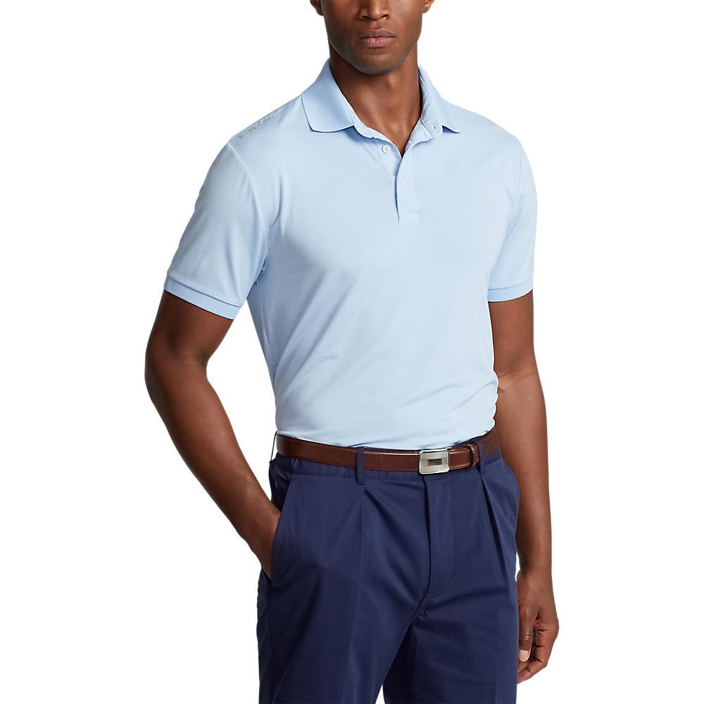 RLX Ralph Lauren Solid Airflow Performance Polo Golf Shirt - Elite Blue