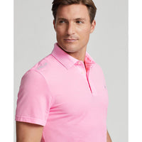 RLX Polo Performance Ralph Lauren Tour Pique Golf Polo Shirt - Pink Flamingo