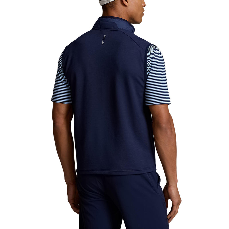 RLX Ralph Lauren Hybrid Full Zip Golf Vest - Raffinerad marin