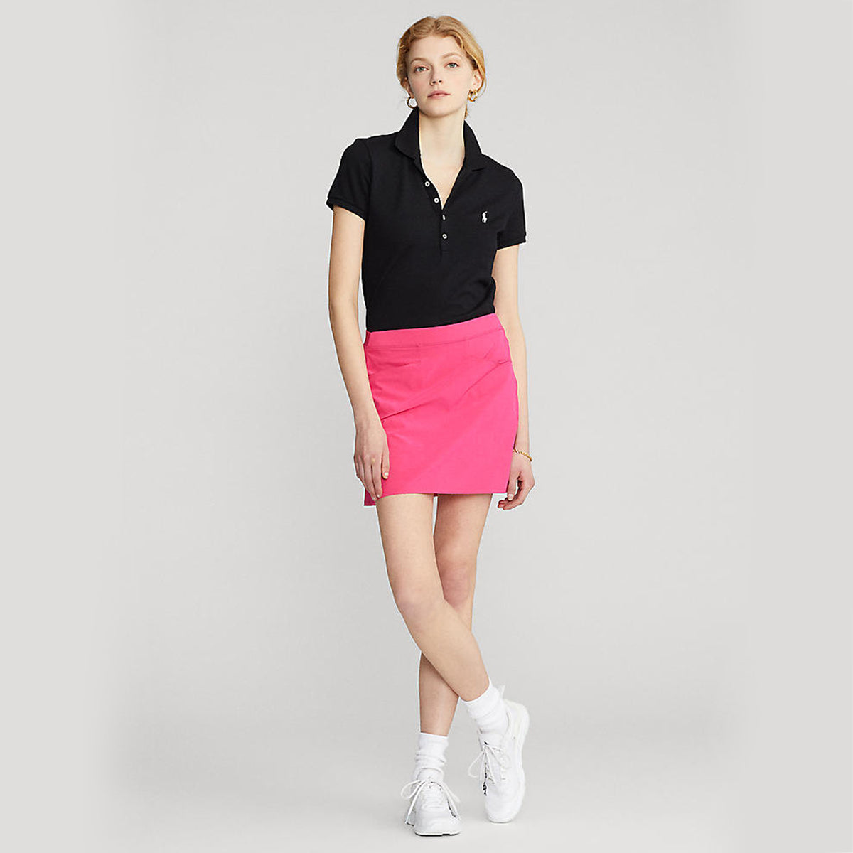 RLX Ralph Lauren Women's Pleated Aim Skort 17" - Bright Pink