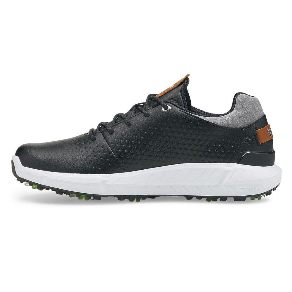 Puma Ignite Articulate Leather Golf Shoes - Puma Black/Puma Silver