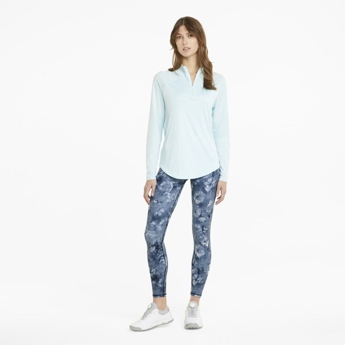 Puma Women's Printed Golf Tights - Navy Blazer