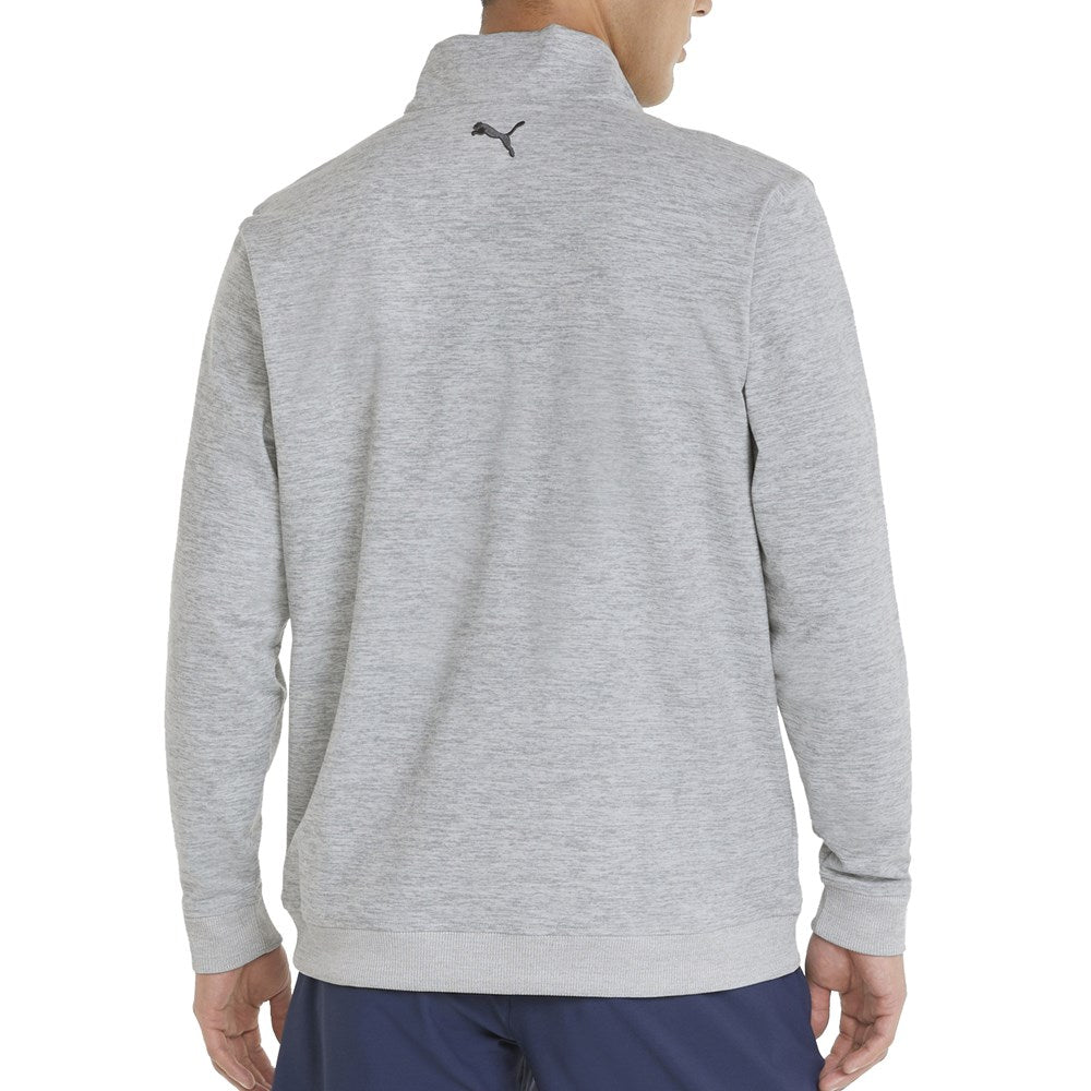 Puma ap Cloudspun Castle Golf Quarter -Zip - Mirage Grey Heather