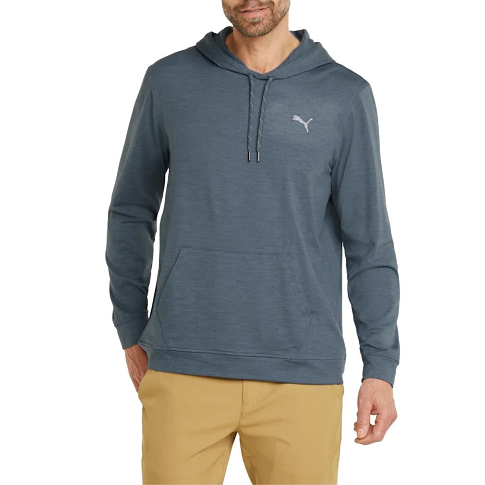 Puma Cloudspun Progress Golf Hoodie - Evening Sky Heather