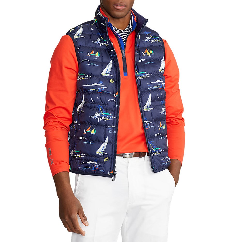 Polo Golf Ralph Lauren reversibel vattenavvisande väst - fransk marin