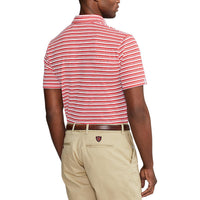 Polo Golf Ralph Lauren Tour Pique Stripe Polo Shirt - styrbordsröd/vit