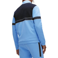 BOSS Skaz Full Zip Cotton Blend Sweatshirt - Bright Blue