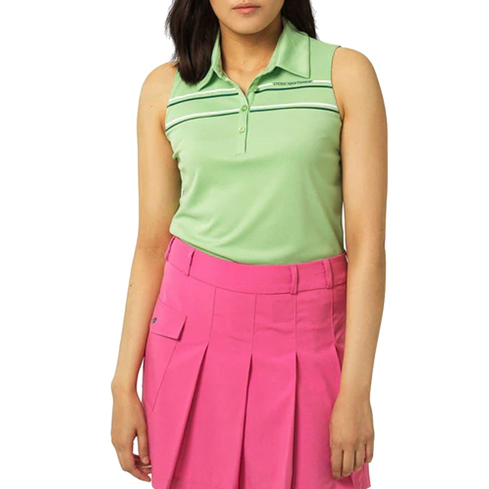 Cross Women's Primus Sleeveless Golf Polo - Spruce