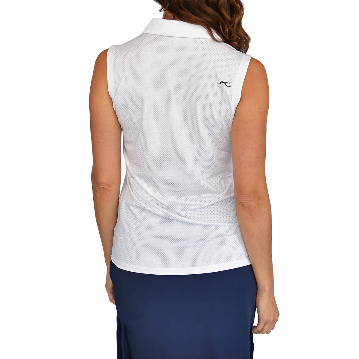 KJUS Women's Eve Sleeveless Golf Polo - White