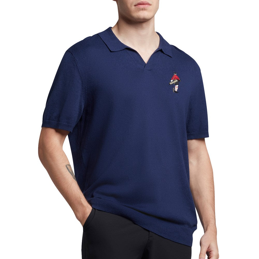 Lyle & Scott Golf Player Sticked Polo - Navy