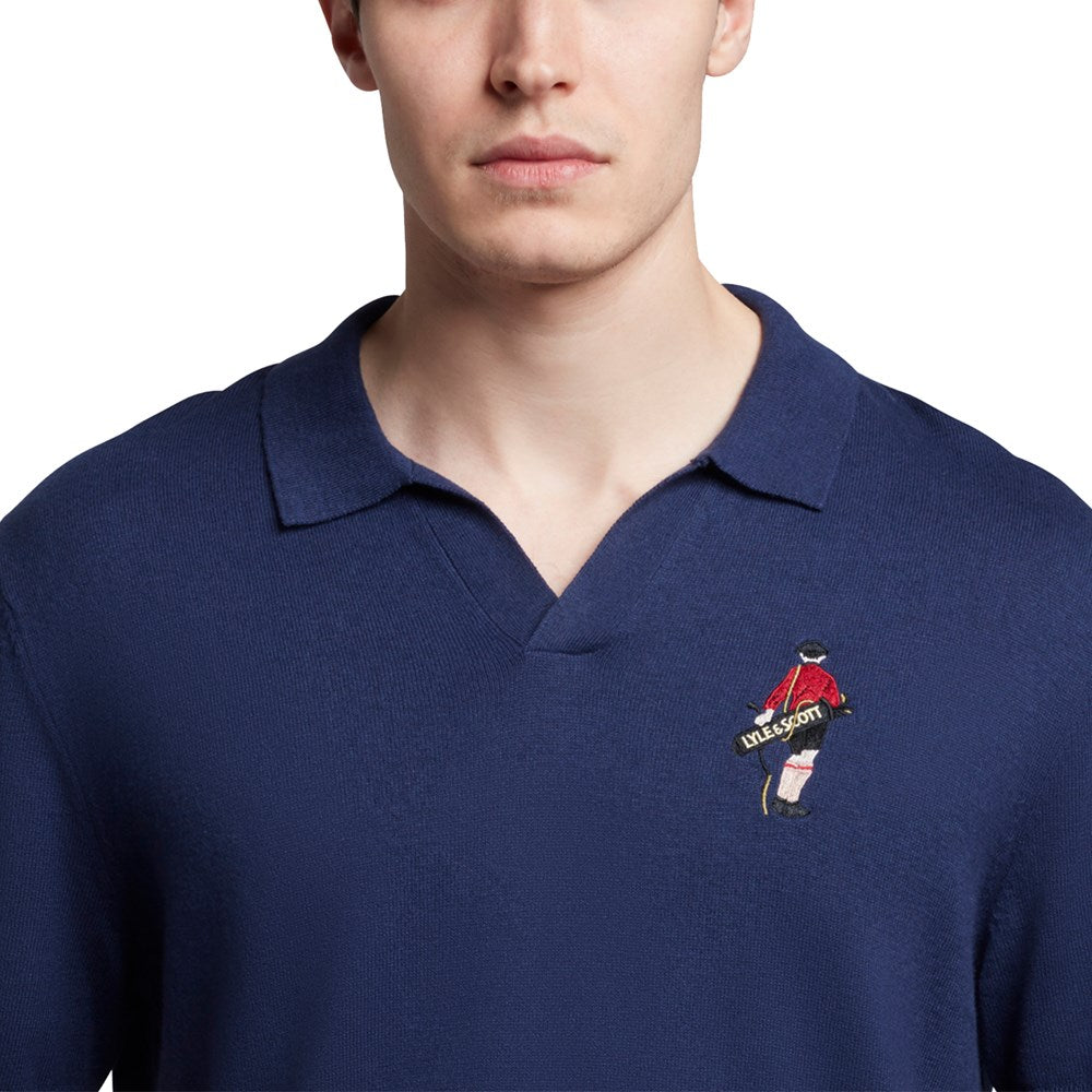 Lyle & Scott Golf Player Sticked Polo - Navy