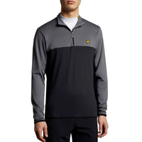 Lyle & Scott Color Block Midlayer - True Black