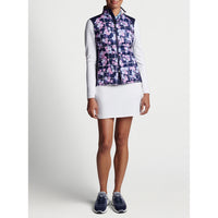 Peter Millar Women's Merge Hybrid Water Resistant Golf Jacket - Navy Picnic Floral