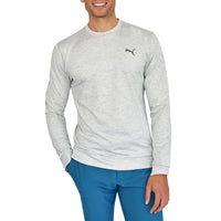 Puma Cloudspun Golf Crewneck - High Rise Heather