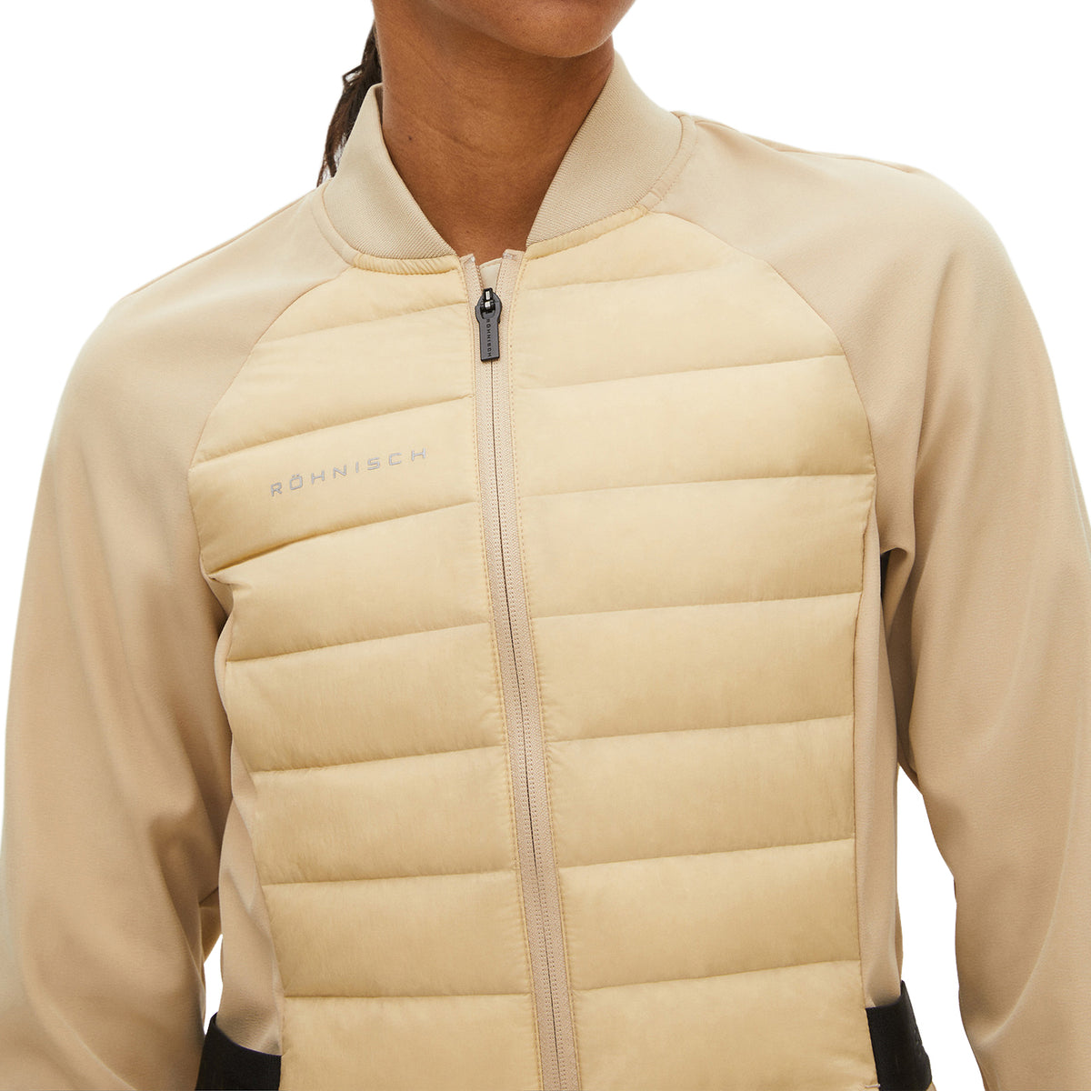 Rohnisch Women's Force Golf Jacket - Safari