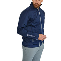 Sunderland Whisperdry Pro-Lite Lightweight Waterproof Golf Jacket - Navy/Silver