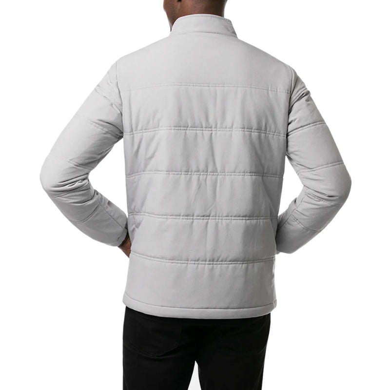 Travis Mathew Interlude Puffer Golf Jacket - Heather Sleet