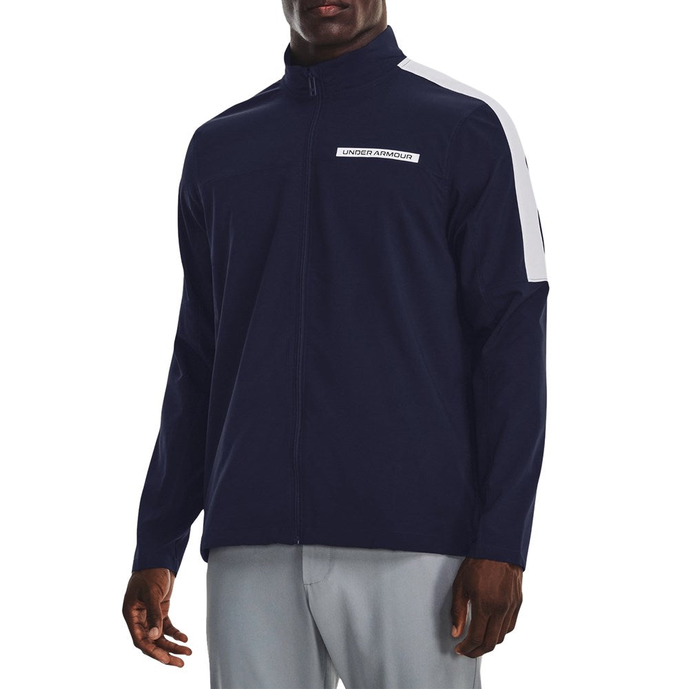 Under Armour Storm Windstrike Water Resistant Full-Zip - Midnight Navy/White